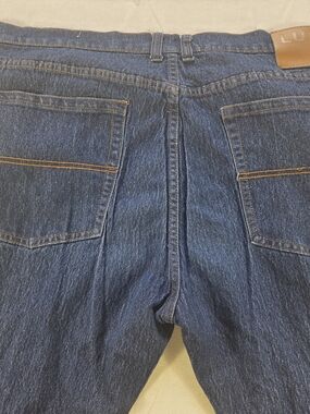 LU Dark Wash Stretch Straight Leg Jeans W48 L30